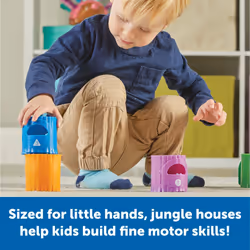 Peekaboo Learning Jungle Toddler, 10 Pieces, Ages 18 Months+, Learning Toys, Baby Toys, Educational Toys, Fidget Toys, Fine Motor Skills