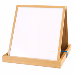 Learning Resources Double-sided Tabletop Easel Wood 19.6D x 21.8W x 3.1H Multi-color