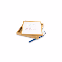 Learning Resources Double-sided Tabletop Easel  Wood  19.6D x 21.8W x 3.1H  Multi-color