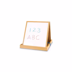 Learning Resources Double-sided Tabletop Easel  Wood  19.6D x 21.8W x 3.1H  Multi-color