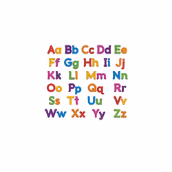 Learning Resources Colorful Magnetic Uppercase and Lowercase Letters  Whiteboard Accessories  82 piece set  Ages 3+