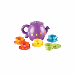 Learning Resources LER7740 Serving Shapes Tea Set