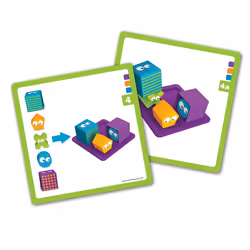 Learning Resources Mental Blox Jr. Early Logic Game - 8 Pieces  Ages 4+ Educational Games for Kids  Brain Teaser Games and Puzzles  STEM Games  3-D Pu