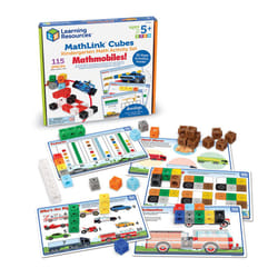 Learning Resources MathLink Cubes Kindergarten Math Activity Set: Mathmobiles! 115 Pieces  Ages 5+ Kindergarten STEM Activities  Math Activity Set and