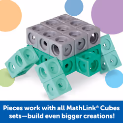 MathLink Cubes Kindergarten Math Activity Set Sea Adventures!, Math Teaching Toys, PreKManipulatives, Children  s Math Games, 115 Pieces, Age 5+
