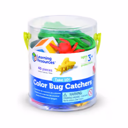 Learning Resources Take 10! Color Bug Catchers  Fine Motor Skills  for 2-4 Players  Ages 3+