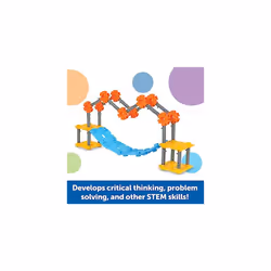 STEM Explorers Bridge Builders, 72 Pieces, Ages 5+, STEM Toys, STEM Building Toys, STEM Kits, Kids STEM Projects, Built It Yourself Toys