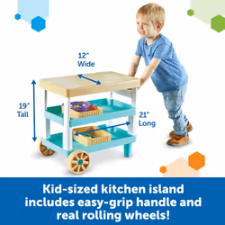Learning Resources New Sprouts Prep n' Store Kitchen Island