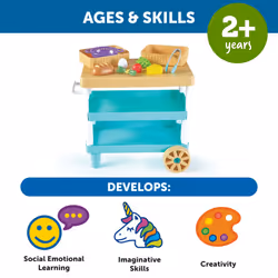 Learning Resources New Sprouts Prep n' Store Kitchen Island