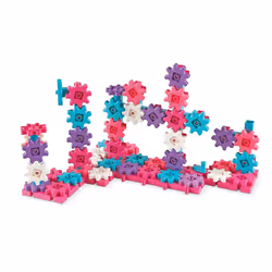 Learning Resources Gears Gears Gears Deluxe Building Set Pink 100 Pieces Ages 3 STEM Toys Gears for Kids Preschool Buil