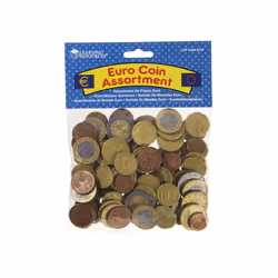 Learning Resources Euro Coins Set (Set of 100)