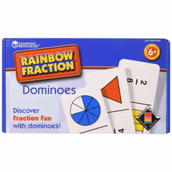 Learning Resources Rainbow Fraction Dominoes