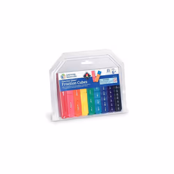Learning Resources Fraction Tower Fraction Cubes 51 Pieces