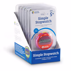 Learning Resources Simple Stopwatch (Set of 6)