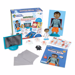 Skill Builders Human Body Activity Set, 17 Pieces, Ages 4+, Preschool Learning Activities, Preschool Science, Preschool Activ ...