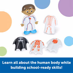 Skill Builders Human Body Activity Set, 17 Pieces, Ages 4+, Preschool Learning Activities, Preschool Science, Preschool Activity Book, Human Body