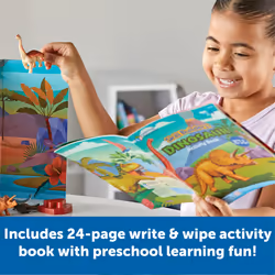 Learning Resources Skill Builders! Dinosaur Activity Set  Preschool Learning Activities  Preschool Science  Preschool Activity Book Dinosaur Toys  Din