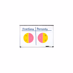 Learning Resources Double-Sided Magnetic Demonstration Rainbow Fraction Circles - Additional view 2