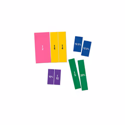 Double-Sided Magnetic Fraction Squares