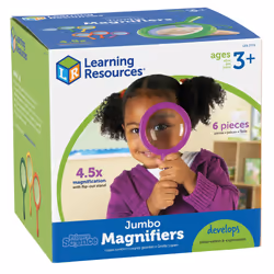 Learning Resources Jumbo Magnifiers - Set Of 6