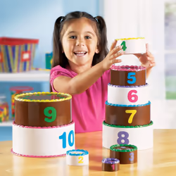 Learning Resources Smart Snacks Stack & Count Layer Cake
