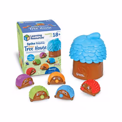 Learning Resources Spike The Fine Motor Hedgehog Sensory Tree House  Exclusive Fine Motor Game for Toddlers Ages 18 mos+