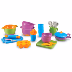 Learning Resources New Sprouts Classroom Kitchen Set - 45 Pieces Ages