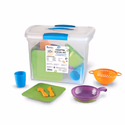Learning Resources New Sprouts Classroom Kitchen Set - 45 Pieces  Ages