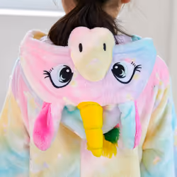 HQFURS Kids Unisex Unicorn Costume Animal Onesie Pajamas Halloween Christmas Gifts 8t