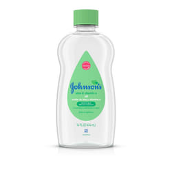 Johnson's Baby Oil  Mineral Oil Enriched with Aloe Vera and Vitamin E  14 fl. oz