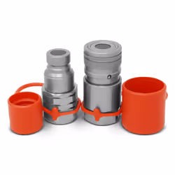 Skid Steer Flat Face Hydraulic Quick Connect Couplers/Couplings Set w/