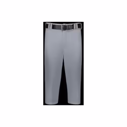 Russell R21LGM.B9B.XL Adult Piped Diamond Series Knicker 2.0 Pant, Baseball Gray & Black - Extra Large