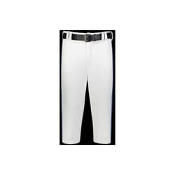 Russell R21LGM.WNA.M Adult Piped Diamond Series Knicker 2.0 Pant, White & Navy - Medium