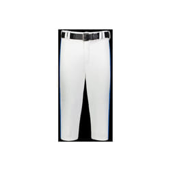 Russell R21LGM.WRO.L Adult Piped Diamond Series Knicker 2.0 Pant, White & Royal - Large