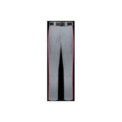 Russell R14DBM.B9T.3XL Adult Piped Change Up Baseball Pant, Baseball Gray & True Red - 3XL