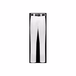Russell R14DBM.WBK.2XL Adult Piped Change Up Baseball Pant, White & Black - 2XL