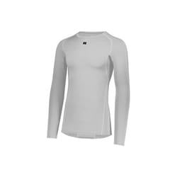 Russell R20CPM.GSV.2XL Long Sleeve Compression T-Shirt, Grid Iron Silver - 2XL