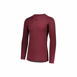 Russell R20CPM.MAR.3XL Long Sleeve Compression T-Shirt, Maroon - 3XL