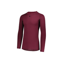 Russell R20CPM.MAR.3XL Long Sleeve Compression T-Shirt, Maroon - 3XL