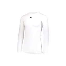 Russell R20CPM.WHI.S Long Sleeve Compression T-Shirt, White - Small