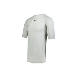 Russell R21CPM.GSV.2XL Half Sleeve Compression T-Shirt, Grid Iron Silver - 2XL