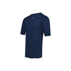 Russell R21CPM.NAV.2XL Half Sleeve Compression T-Shirt, Navy - 2XL