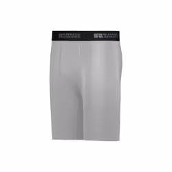 Russell R24CPM.GSV.2XL Compression Shorts, Grid Iron Silver - 2XL