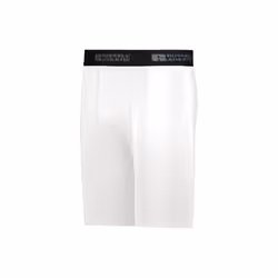 Russell R24CPM.WHI.2XL Compression Shorts, White - 2XL