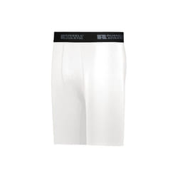 Russell R24CPM.WHI.S Compression Shorts, White - Small