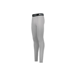 Russell R25CPM.GSV.3XL Compression Full Length Tight, Grid Iron Silver - 3XL