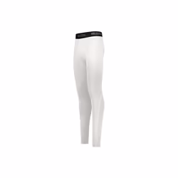Russell R25CPM.WHI.2XL Compression Full Length Tight, White - 2XL