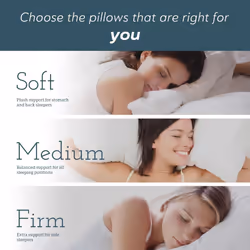 Digital Decor Hotel Collection Bed Pillows Standard Size Set of 2- Cooling  Hypoallergenic  Down Alternative Pillows for Sleeping - for Back  Stomach