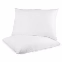 Digital Decor Set of 2 Premium Gold Hotel Pillows for Sleeping- Made in USA - Hypoallergenic Standard Size Pillows with Down  ...