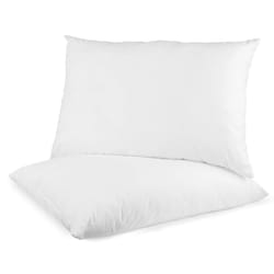 Digital Decor Set of 2 Premium Gold Hotel Pillows for Sleeping- Made in USA - Hypoallergenic Standard Size Pillows with Down Alternative Fiber Fill fo